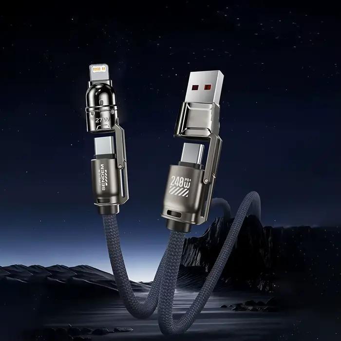 Câble de charge rapide 4-en-1 de 1