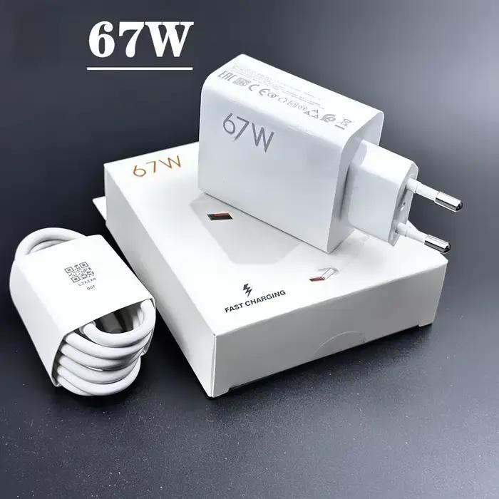 Chargeur rapide Xiaomi 67W avec technologie GaN pour smartphones Xiaomi et compatibles occasions quotidiennes et voyages