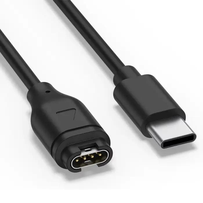 Câble de chargement USB de Type C pour Garmin Venu 4/3/3S/2 SQ Fenix 8/7/6/5 Vivoactive 6/5/4