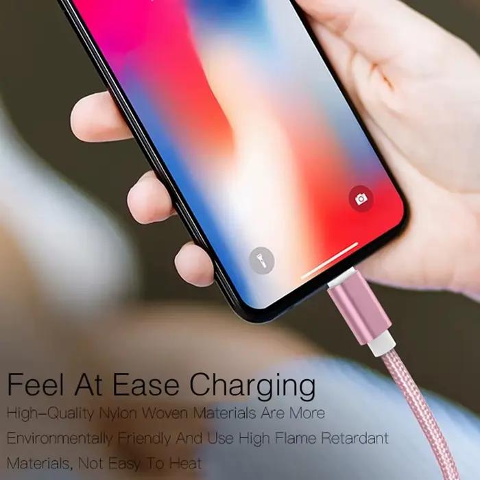 Câble USB de Charge rapide pour iPhone 14 13 12 11 Pro Max XS XR X 8 7 6S 6 Plus SE câbles de données USB