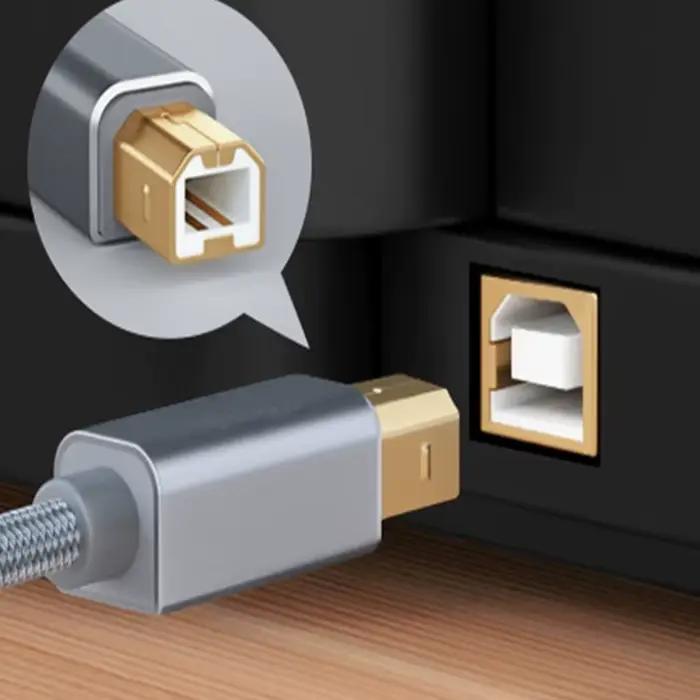 Câble d'imprimante USB C vers USB B 2.0