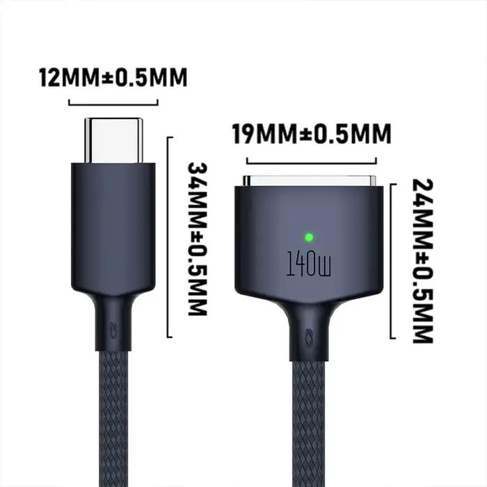 Câble USB C vers magnétique Mag 3