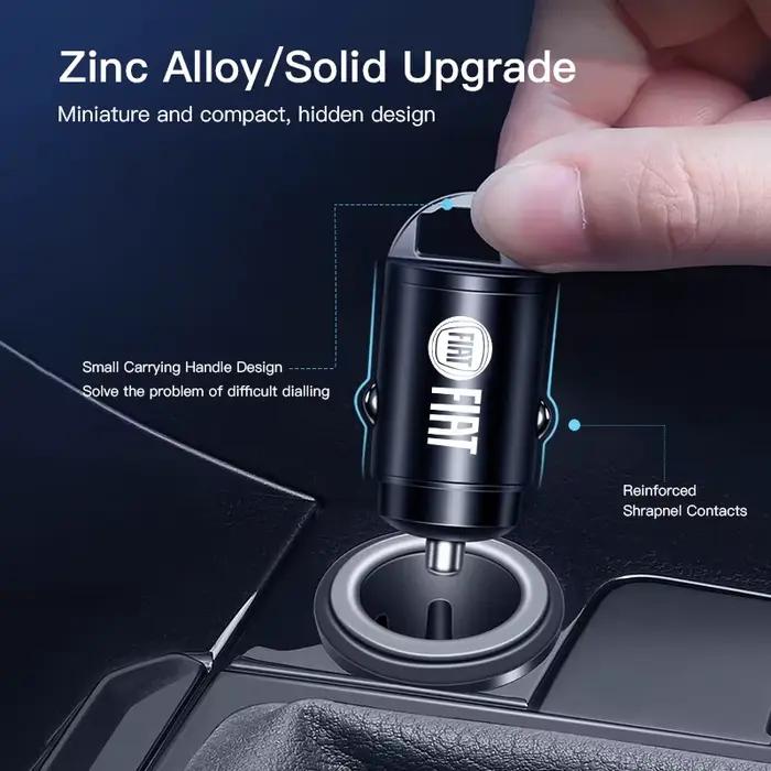100W QC3.0 PD Mini chargeur de voiture charge rapide