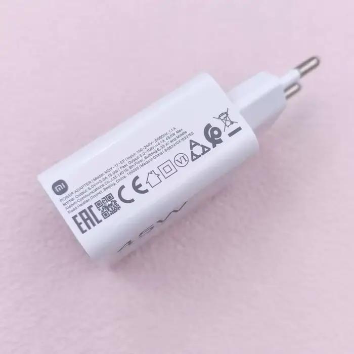Kit chargeur EU 45W, adaptateur de charge rapide Turbo