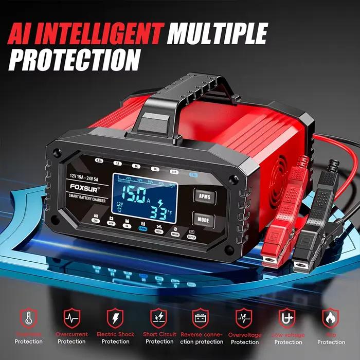 Chargeur de batterie de voiture 300W 12V/24V