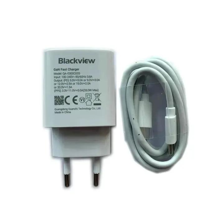 Chargeur rapide pour Blackview SHARK 8 OSCAL S80 BV7100 BL5000