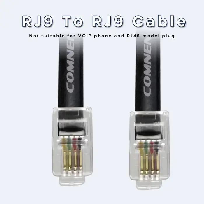 COMNEN RJ9 -RJ9/RJ11-RJ45 câble de données téléphonique 4P4C 6P4C 8P4C mâle