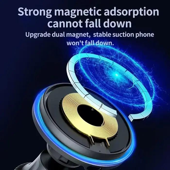 Chargeur magnétique sans fil RGB pour voiture