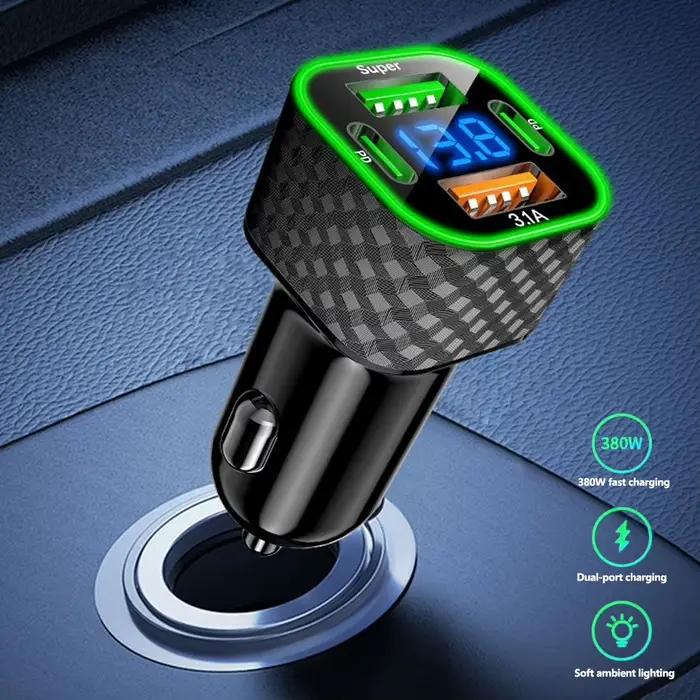 Chargeur de téléphone de voiture 4 en 1