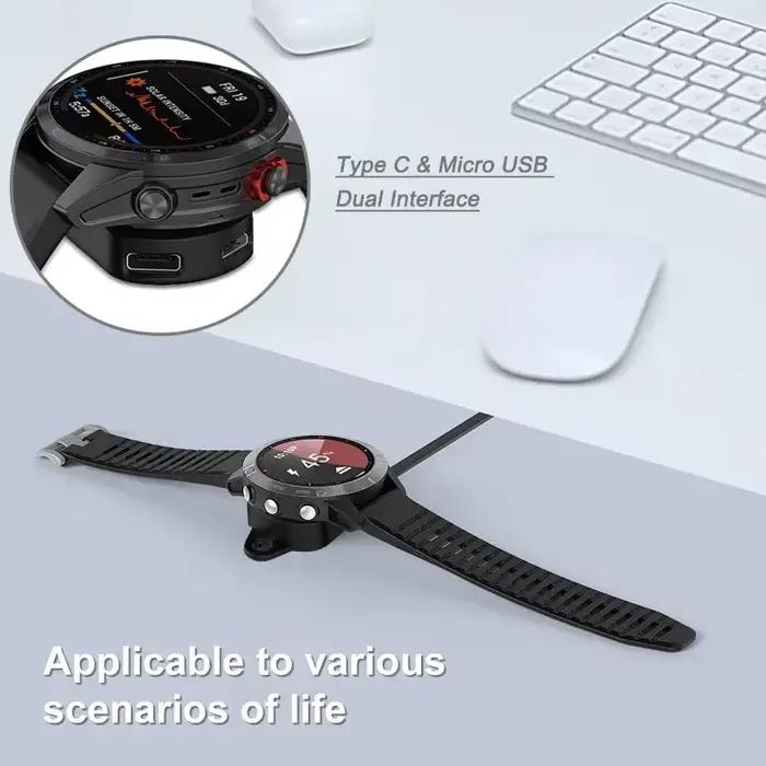 Adaptateur de chargeur pour montre Garmin Forerunner 265 965 245 955 255s Venu 3 S SQ2