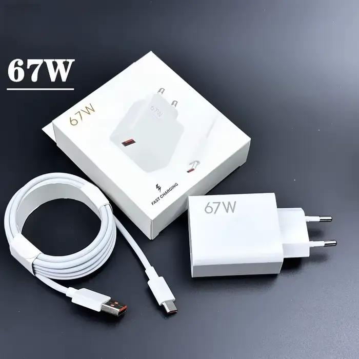 Chargeur rapide Xiaomi 67W avec technologie GaN pour smartphones Xiaomi et compatibles occasions quotidiennes et voyages