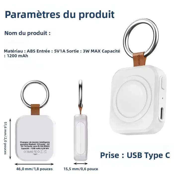 Chargeur sans fil magnétique pour montre Samsung toutes séries