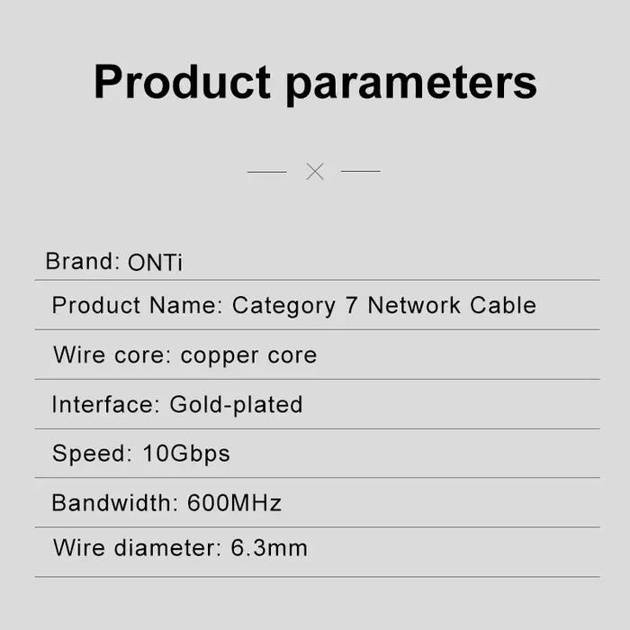 Câble Ethernet CAT7 plat LAN 0
