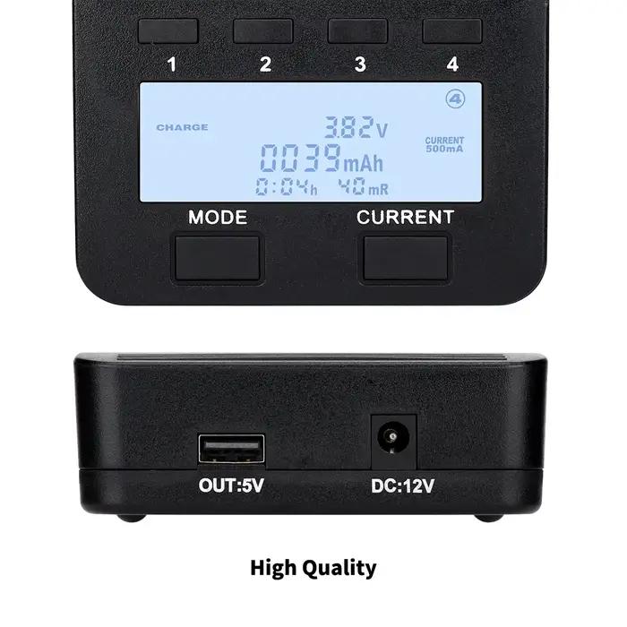 Chargeur de batterie universel intelligent LiitoKala LII-500 avec écran LCD pour Li-ion Ni Mh AA AAA 10440 14500 16340 17335 17500 18490 17670 18650