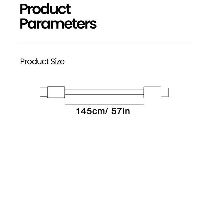 1.45m USB C chargeurs de téléphone câble de Support 240W Type C cordon de charge rapide pour téléphones ordinateurs