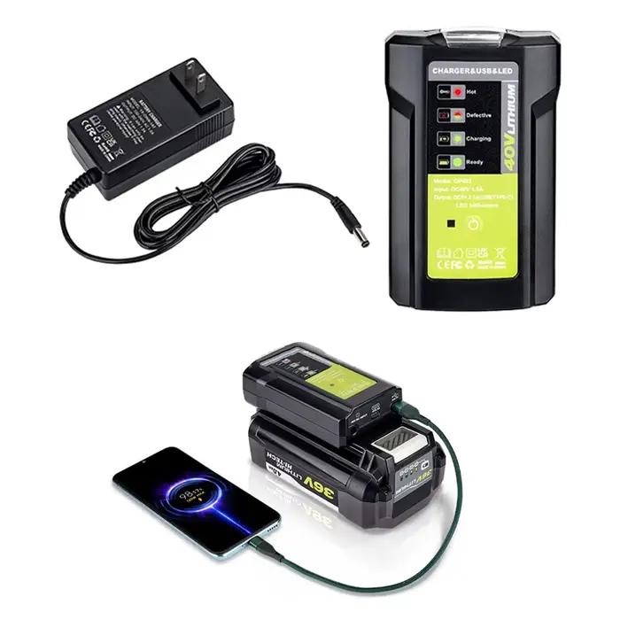 Chargeur d'outil électrique pour batterie Ryobi