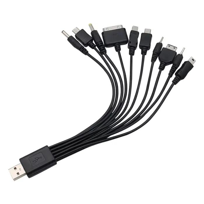 Câble de chargeur universel USB multi-prises pour téléphone portable