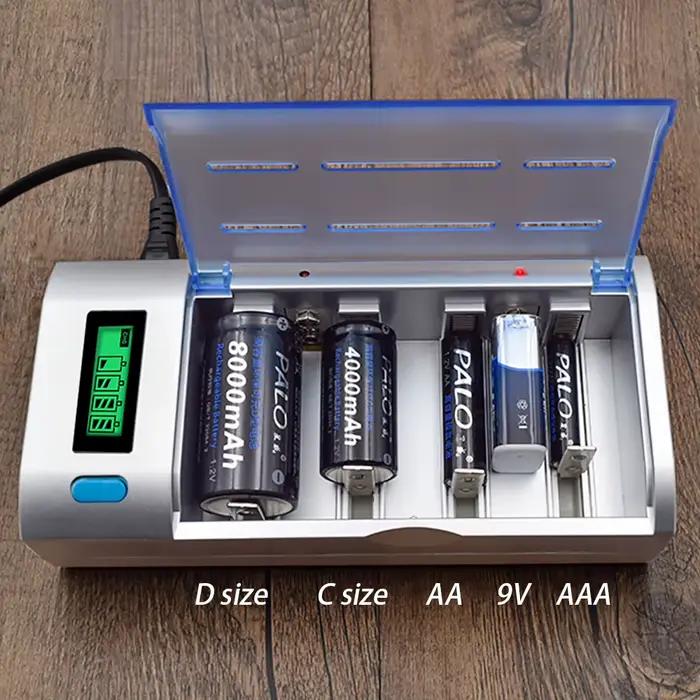 Chargeur de batterie rapide intelligent avec écran LCD