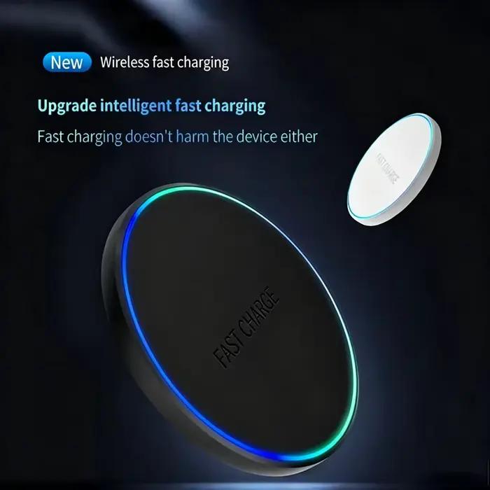 Chargeur sans fil, charge rapide par induction. Compact et portable