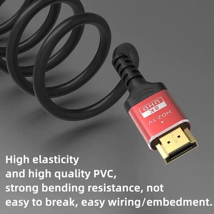Haute Vitesse HDMI Câble 8K60HZ 48Gbps HDTV2.1V 4K 120HZ 3D TV Ordinateur Moniteur Projecteur PS Console De Jeu Audio Et Vidéo