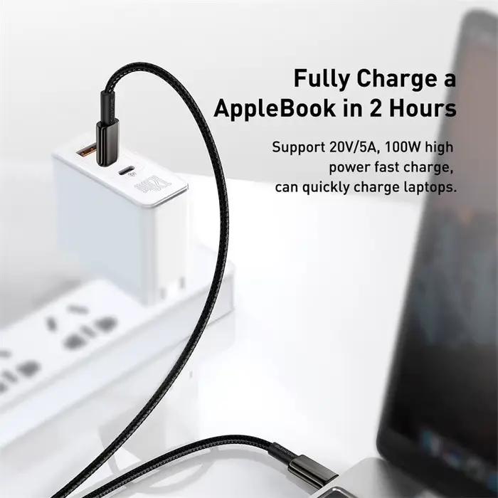 Bas192.- Câble USB de type C PD 100W pour recharge rapide