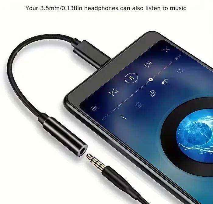 Câble adaptateur audio USB-C vers Aux