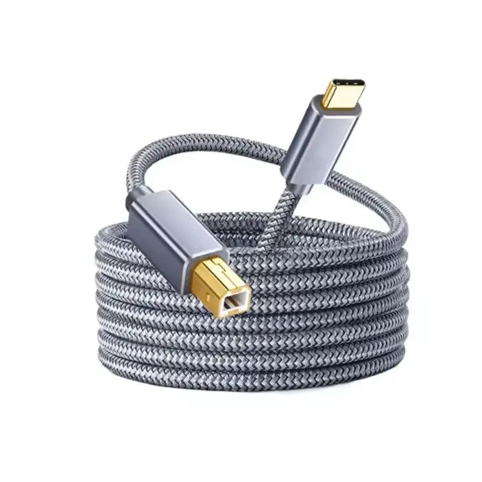 Câble d'imprimante USB C vers USB B 2.0