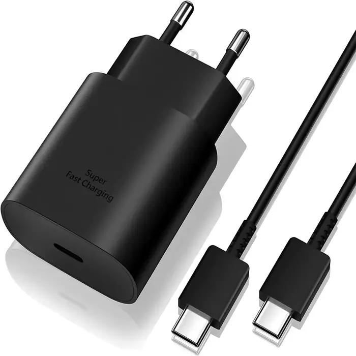 Chargeur mural rapide USB C 25W avec câble de charge