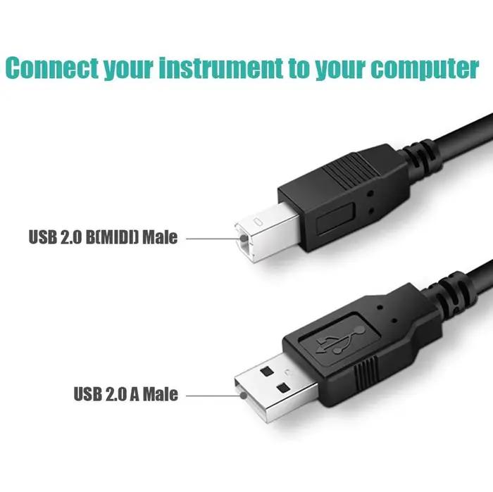 Câble USB B acity I pour instruments