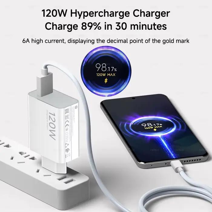 Chargeur mural original Xiaomi 120W