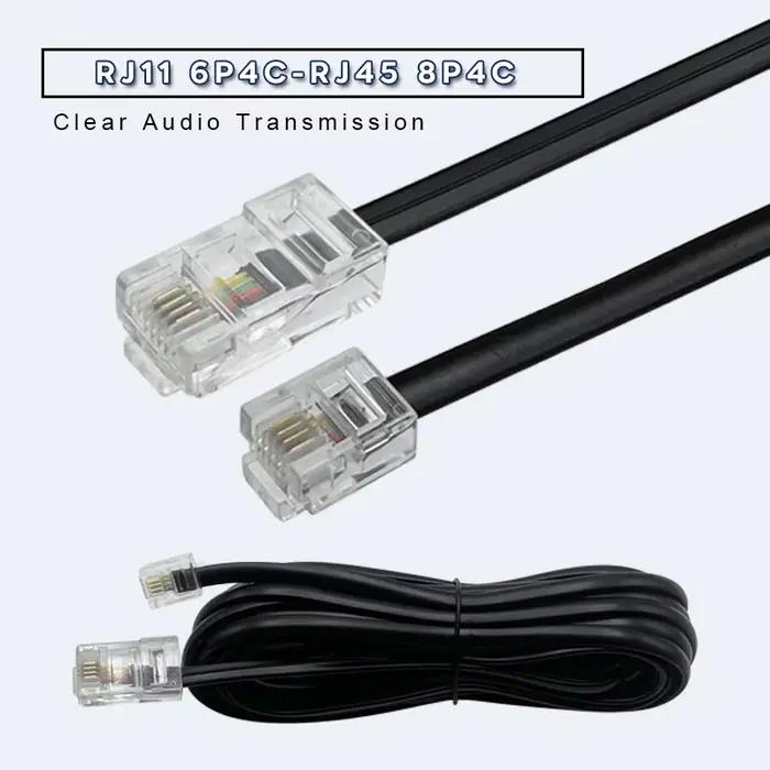 COMNEN RJ9 -RJ9/RJ11-RJ45 câble de données téléphonique 4P4C 6P4C 8P4C mâle