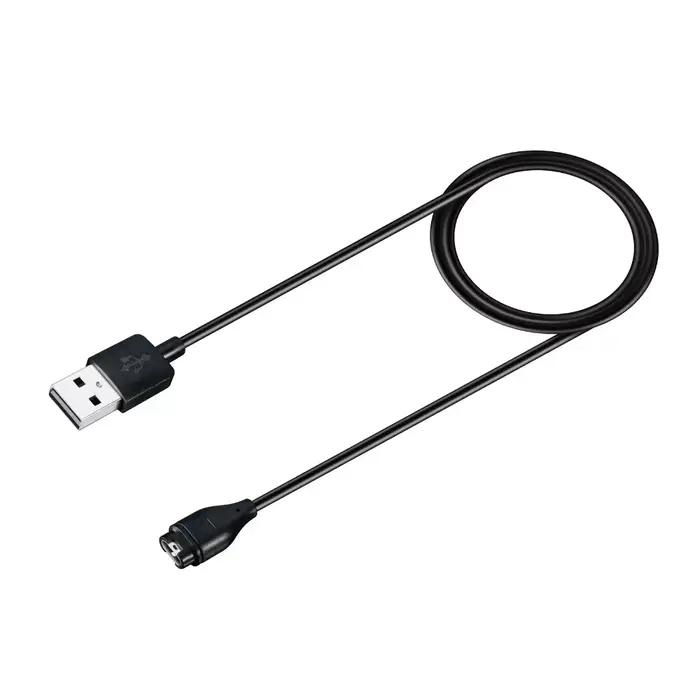 Câble de chargement USB 100 cm pour montres Garmin compatible avec Fenix 5/5S/5X/6/6S/6X/7/7S/7X/8, Forerunner 45/165/245/255/265, haute performance, sécurité et rapidité de charge