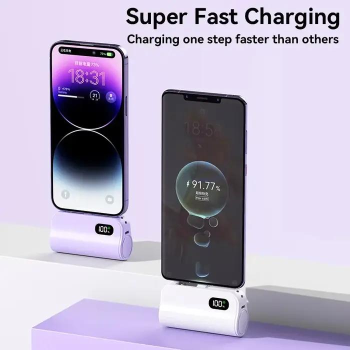Mini Capsule 50000mAh, batterie externe haute capacité
