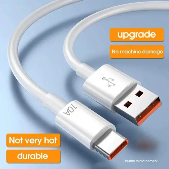 NNBILI 1-3 pièces 10A 100W Type C câble de charge Super rapide cordon de données pour Huawei