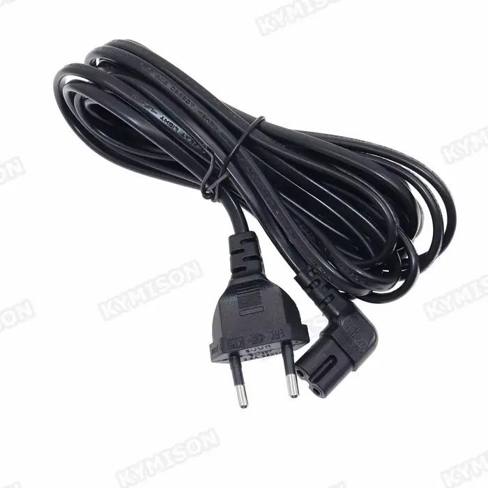 Câble d'alimentation KYMISON CEE vers CEI pour électronique grand public, 3m ou 5m, compatible avec Samsung, Philips, Sony, TV LED, variété de couleurs
