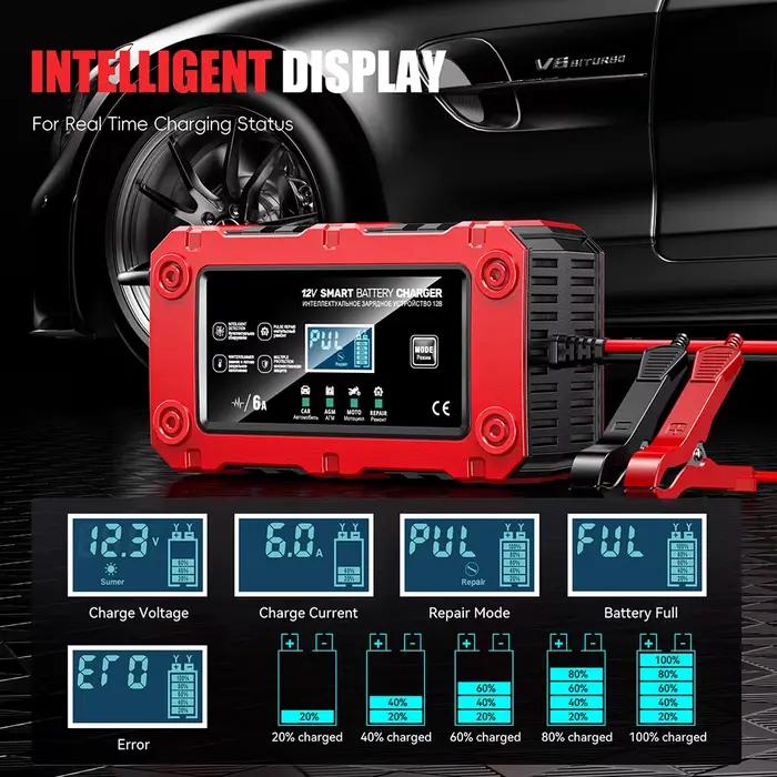 Chargeur de batterie Intelligent pour voiture