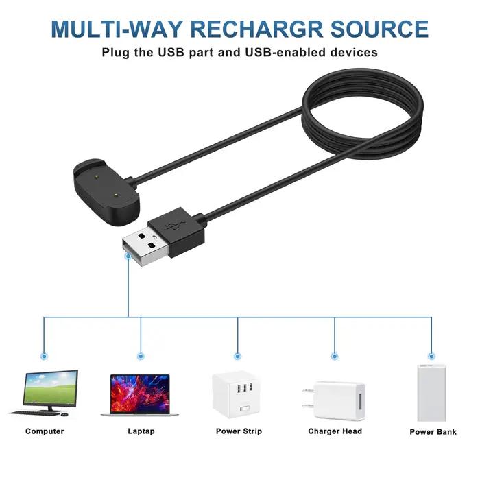 Chargeur USB pour Amazfit GTR 2/GTR 2e/Pop Pro/Bip U Pro