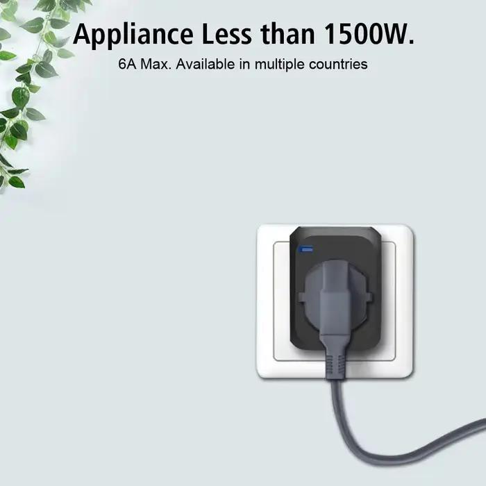 Adaptateur de chargeur mural tout-en-un - Prises US EU UK AU avec 2 USB et 1 Type C