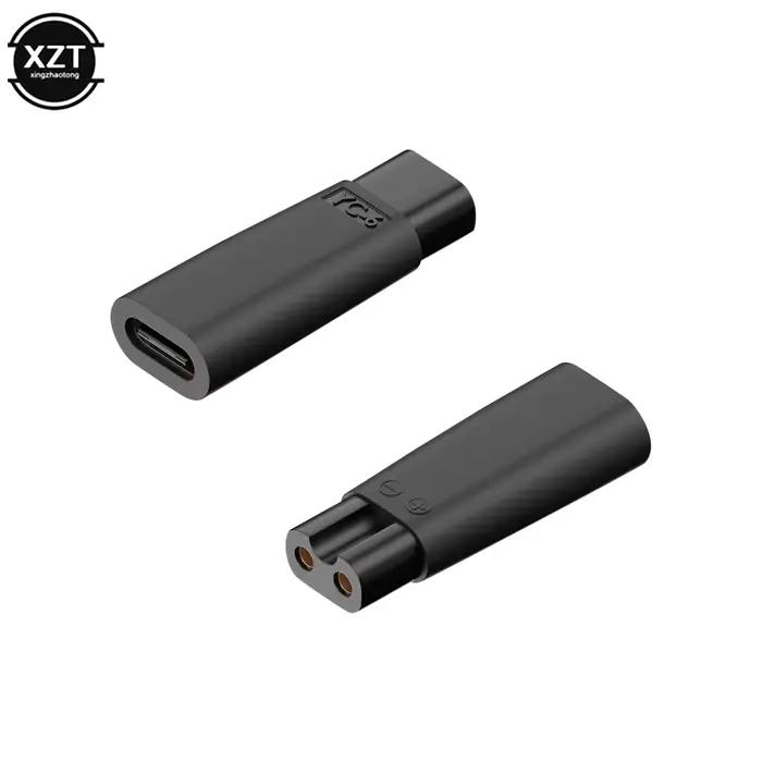 Connecteur de conversion de charge USB-C femelle en PVC pour rasoirs et tondeuses occasions spéciales pour hommes praticité voyage sécurité