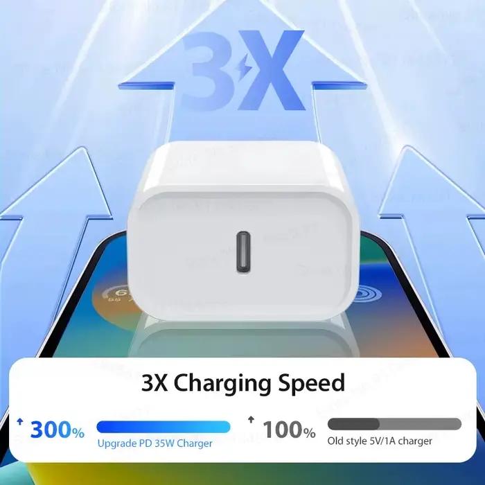 Chargeur rapide USB C PD 35W