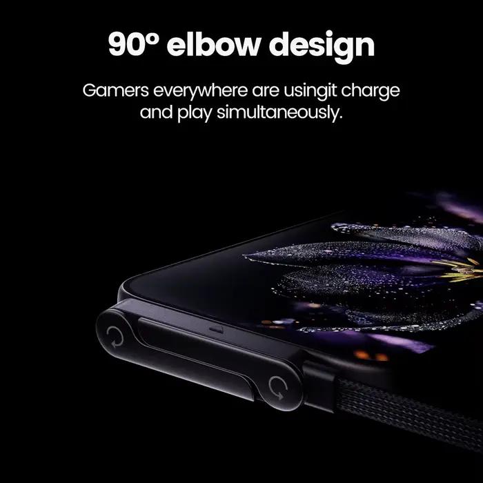 Chargeur 240W USB C vers USB C Flex Support Rapide pour iPhone 17 16 Samsung Occasions Spéciales Multicolore