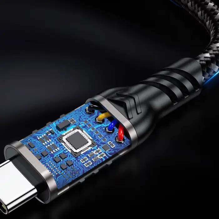USB3.2 10Gbps USB Type C câble USB A à C 3A 60W QC3.0 charge rapide pour Samsung NVMe disque dur externe Android données tresse 2M
