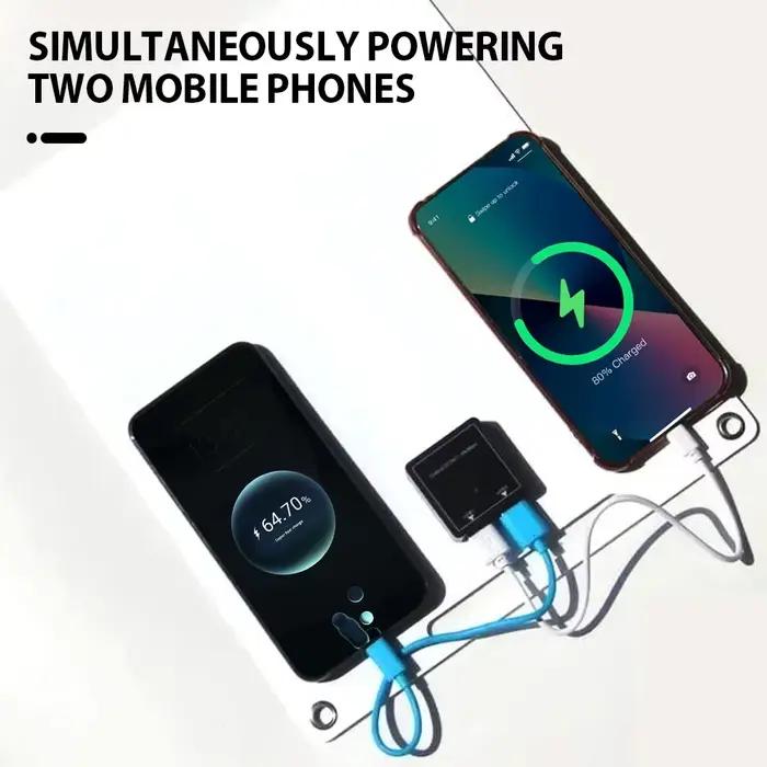 Chargeur solaire 100W avec deux Ports USB