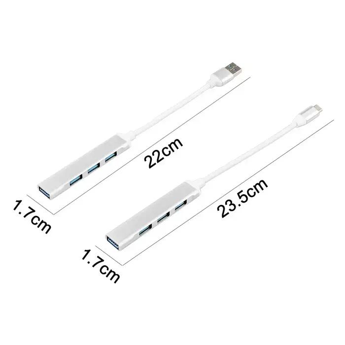 Chargeur HUB USB 4 en 1 pour voiture