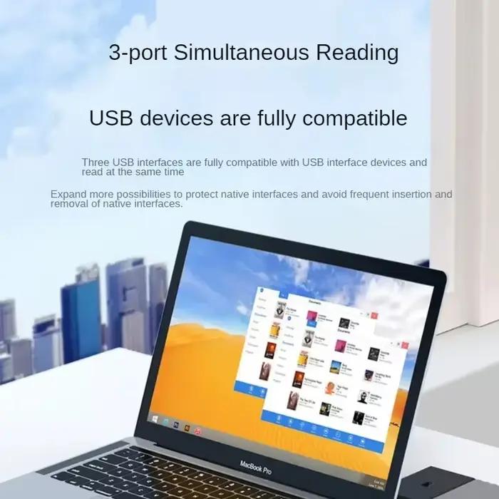 HUB USB 3 en 1 OTG USB 3.0/type-c 3.0 à 3 USB répartiteur USB vitesse 5.0Gbps 3 ports Type C HUB pour PC portable