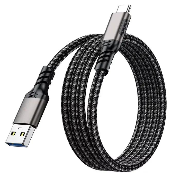 USB3.2 10Gbps USB Type C câble USB A à C 3A 60W QC3.0 charge rapide pour Samsung NVMe disque dur externe Android données tresse 2M