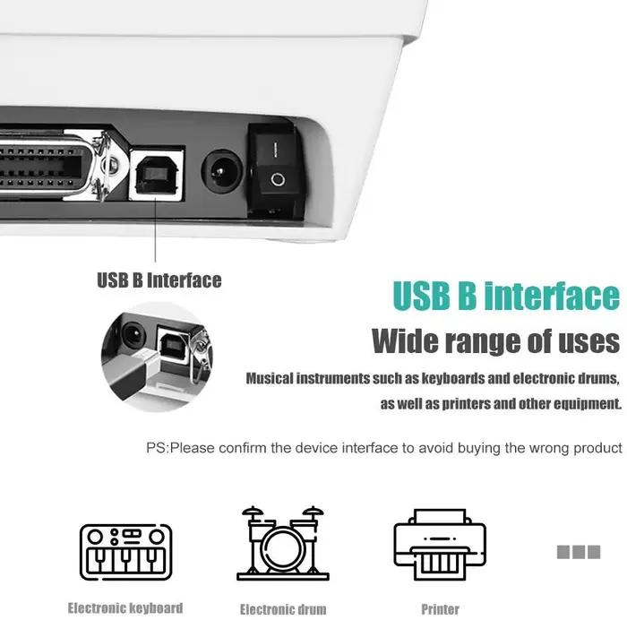 Câble USB B acity I pour instruments
