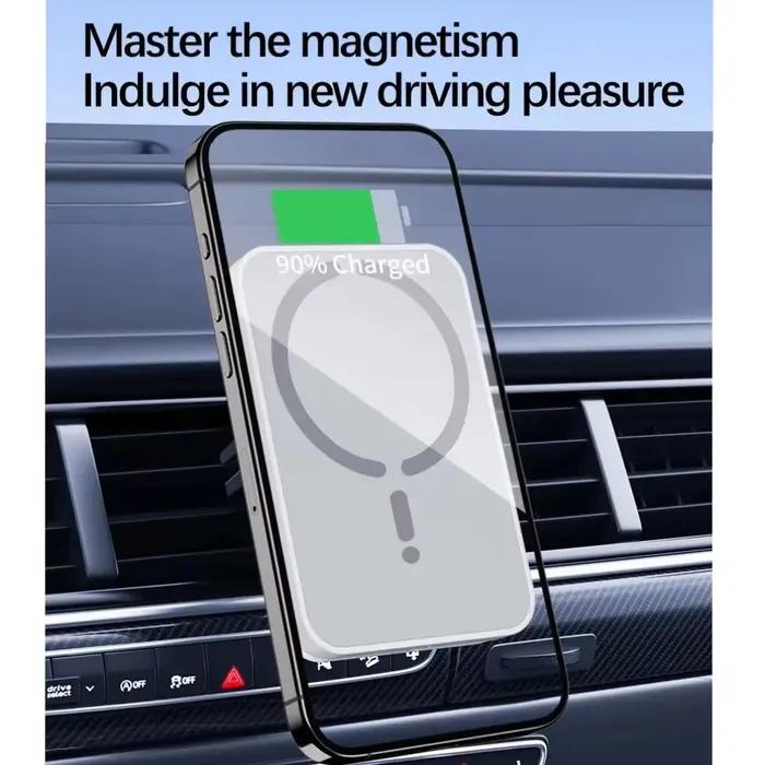 Support de téléphone magnétique sans fil 15W pour voiture pour iPhone 16 15 14 13 12 Pro Max XS 11 charge rapide occasions spéciales