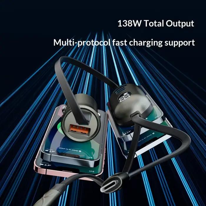 Chargeur de voiture multifonction 6-en-1