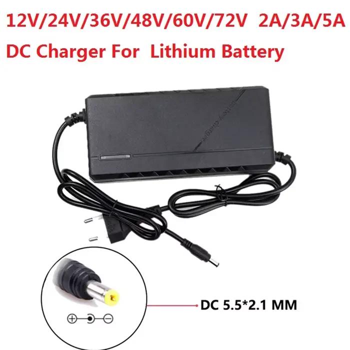 Chargeur 12V 24V 36V 48V 60V 72V